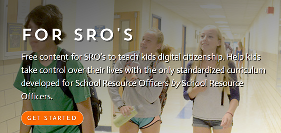 For SRO's Free content for SRO's to teach kids digital citizenship. Get started at https://www.dfinow.org/get-started/