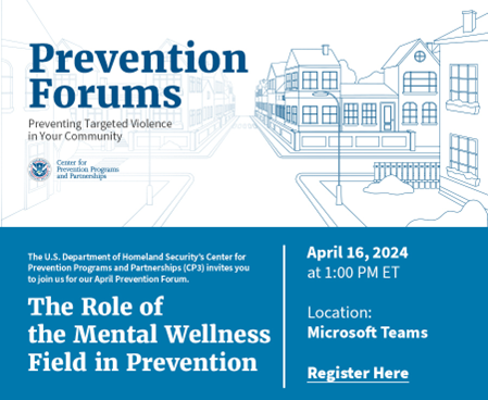 Prevention Forums Photo. Register at https://events.gcc.teams.microsoft.com/event/2e7dd9b0-8284-4663-9566-77cde6790cbf@3ccde76c-946d-4a12-bb7a-fc9d0842354a