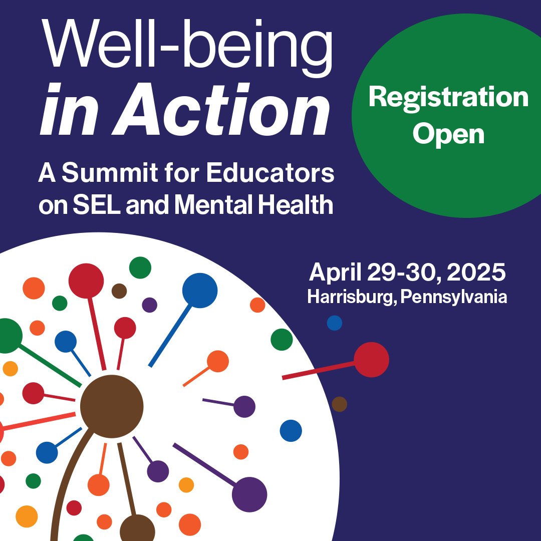 Registration open - 2025 Well-being in Action Summit - April 29-30, Harrisburg. Visit https://site.pheedloop.com/event/WellBeingInAction2025/home/