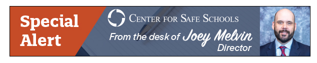 Special Alert from the desk of Joey Melvin