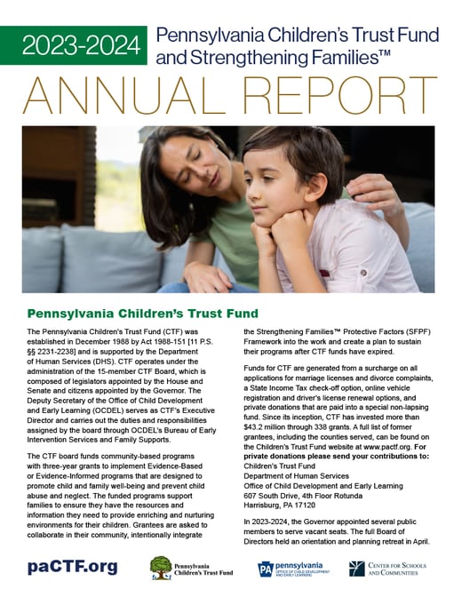Children's Trust Fund 2023-24 report